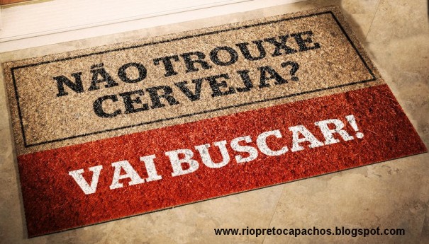 Capacho Vai buscar Cerveja