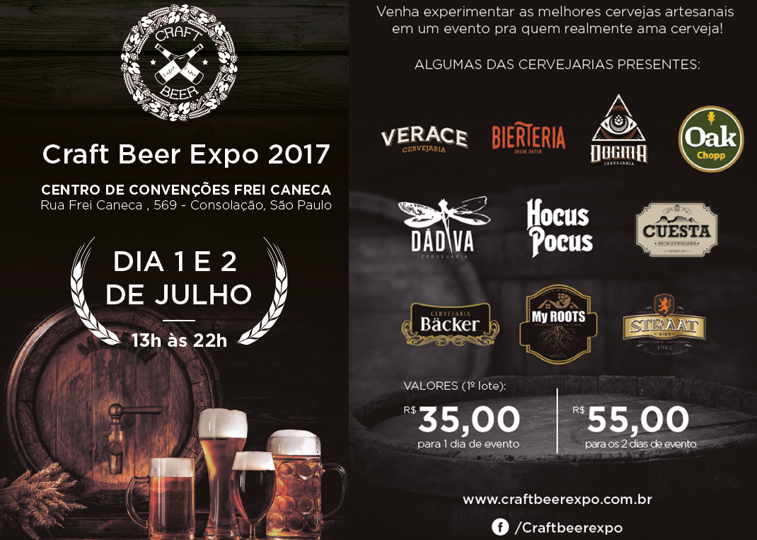 Craft Beer Expo abre vendas do primeiro lote de ingressos! Blog Homem