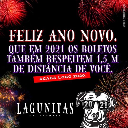 Lagunitas celebra fim de 2020 com paródia, cartões de natal inusitados e  parcerias com páginas de memes – Blog Homem Cerveja