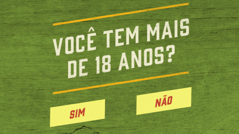 Voce tem mais de 18 anos?