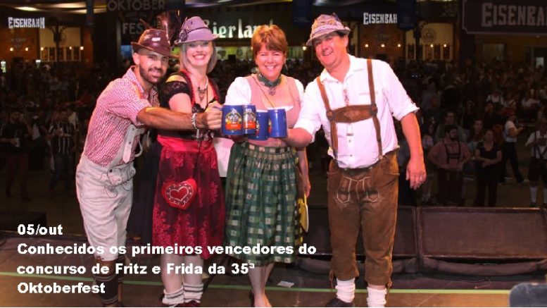 concurso de Fritz e Frida da 35ª Oktoberfest